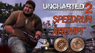 Uncharted 2 Doughnut Drake Speedrun Attempt [upl. by Ainav]