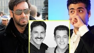 Karan VS Ajay Battle Erupts Again Salman Akshay Are KJo’s Soldiers  Bollywood News [upl. by Aimej]