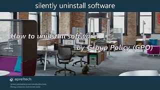 How to uninstall software by Group PolicyUninstall software GPO  Silent uninstall [upl. by Oiuqise149]