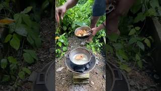 Outdoor Cooking In Jamaica ASMR  Stew Fish  Turn Conmeal shortsfeed outdoorcooking outdoors [upl. by Sineray]