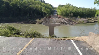 Hammonds and James Bridges after flooding in MO 2017 [upl. by Arlen145]