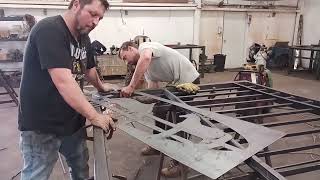 watch the guys use the cnc plasma machine to build a stunning gate [upl. by Kelci]