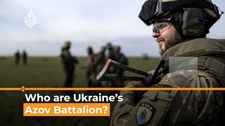 Ukraine’s Azov Battalion denies neoNazi links I Al Jazeera Newsfeed [upl. by Fulbert]