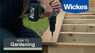 How to Lay Decking with Wickes [upl. by Crescin]