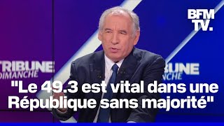 Budget retraites immigration linterview en intégralité de François Bayrou président du Modem [upl. by Mata]