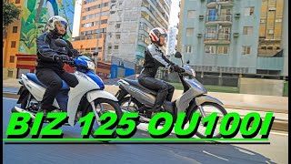 PRINCIPAIS DIFERENÇAS QUAL É MELHOR HONDA BIZ 125 OU BIZ 110I 2023 2024 QUAL COMPRAR [upl. by Anoit]