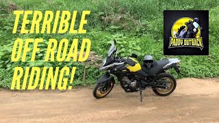 Off Road Compilation VStrom 650 XT [upl. by Anoirb]