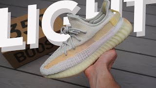 YEEZYS THAT ARE LIKE NO OTHER  YEEZY 350 V2 Light Review [upl. by Josepha697]