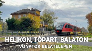 Balaton IC Tópart IC Helikon IR  vonatok Bélatelepen [upl. by Flemming116]