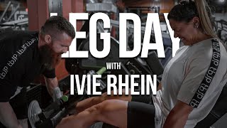 Full Leg Workout for Huge Quads and Legs  Hypertrophy Coach and Ivie Rhein [upl. by Idnib149]