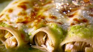 Healthy Chicken Enchilada Recipe Green Sauce [upl. by Ynaitirb]