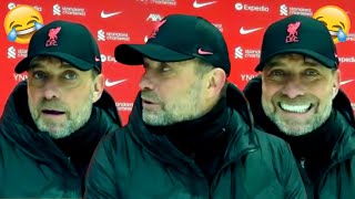 Hilarious moment Liverpool boss Jurgen Klopp fails to understand Villa reporters thick accent [upl. by Sy]