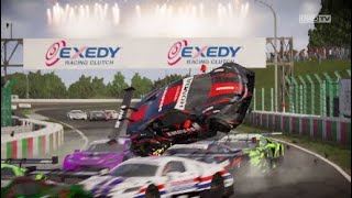 GRID Legends quotrealisticquot racing crashes 1 [upl. by Demetre804]