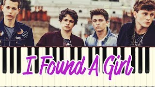 🎹The Vamps  I Found A Girl ft Omi Piano Tutorial Synthesia❤️♫ [upl. by Oicnaneb]