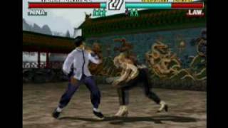 Tekken 3 Team Battle Mode 3 Bleemcast [upl. by Nevek]