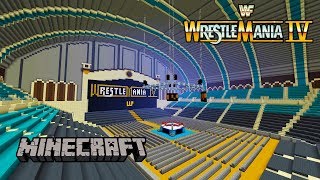 MINECRAFT WWE WRESTLEMANIA 4 STAGE HD [upl. by Akino]