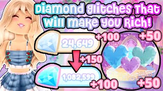 These 3 Diamond Glitches Will Make You Rich Fast Royale High Diamond Farming [upl. by Kendy]