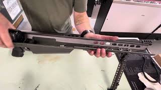 Barrett M107A1 basic disassembly [upl. by Assilram]