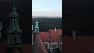 Cistercian monastery in Lubiąż drone landscape travel [upl. by Annirtak53]