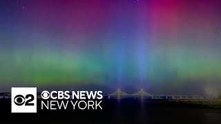 Northern lights put on a show over New York and New Jersey [upl. by Damaris355]