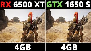 RX 6500 XT VS GTX 1650 SUPER BENCHMARK TEST IN 14 GAMES [upl. by Nagorb]