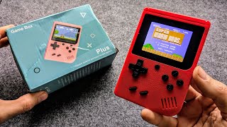 Portable Retro Mini Video Game Console REVIEW  400 or 500 Game Handheld Game Box [upl. by Leschen]