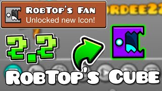 How To Get RobTop’s Icon EASY in GEOMETRY DASH 22 [upl. by Thaddaus]