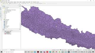 QGIS in Nepali  interface  adding data  vector  attribute  layouts  beginner Guide in Nepal [upl. by Pegasus]