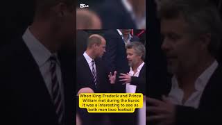 During Euros 2024 Prince Williams encounter with King Frederik was fascinating [upl. by Wahlstrom703]