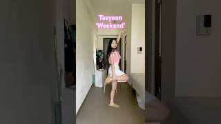 Taeyeon ‘Weekend ’ taeyeon weekend snsd kpop dance cover challenge crochet handmade [upl. by Lilas]