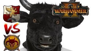 Empire vs Beastmen  SURPRISE BEAST PARTY  Total War Warhammer 2 [upl. by Westleigh]