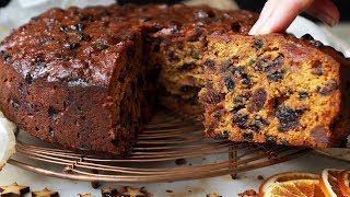 Christmas Cake Recipe  Easy Fruit Cake thats beautifully moist [upl. by Thera]