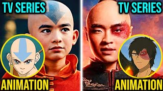 Top 10 Differences Between Avatar The Last Airbender LiveAction Series amp Cartoon  Explored [upl. by Nodmac]