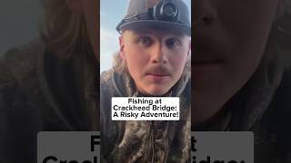 Fishing at Crackhead bridge youtube shorts fishing scary outhausoutdoors fyp new [upl. by Nolie]