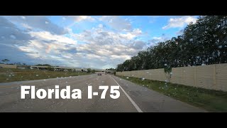 Interstate 75 FL Detailed Timestamps 4K60 decongested Rainbow and Thunderstorms Southbound [upl. by Anowahs]