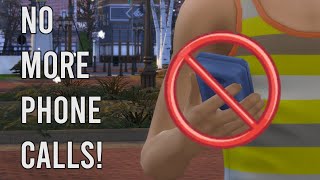 Sims 4 Just Got BETTER No More Phone Calls or Texts [upl. by Hump]