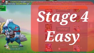 Lords mobile limited challenge bloodlust stage 4 Limited challenge Grim Wolf Stage 4 [upl. by Fahey296]