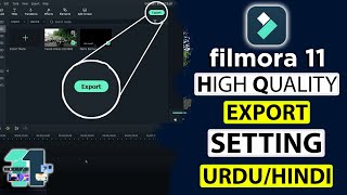 FILMORA 11  HOW TO EXPORT VIDEO IN HIGH QUALITY FOR YOUTUBE  BEST EXPORT SETTINGS TUTORIAL HINDI [upl. by Christalle889]