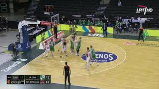 202021 Euroleague R14 ŽalgirisBaskonia Full Highlights [upl. by Anaehr]