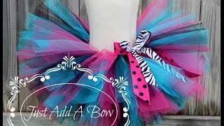 HOW TO Make Tutus More Full and Fluffy by Just Add A Bow [upl. by Ardnua]