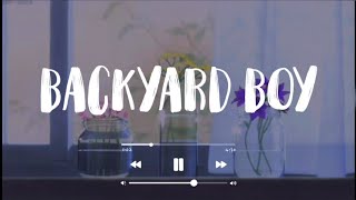 Clarie Rosinkranz  Backyard Boy Lyrics Terjemahan Indonesia [upl. by Saffren]