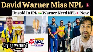 Nepal Offer David Warner Miss NPL For IPL  Nepal Offer David Warner  NPL Trophy Price In Crore [upl. by Carree]