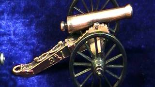 M1857 Light 12 Pounder Gun Napoleon Cannon Miniaturempg [upl. by Elamrej]