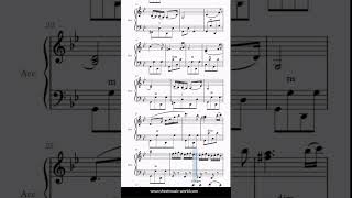 Hungarian Dance No 5  Accordion solo  Johannes Brahms Sheets Music Tutorial score [upl. by Champaigne]