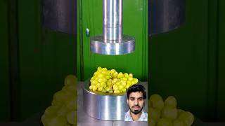 🍇 Grape Crushing with Hydraulic Press amp Worm Maker 🤩🪱🤯 HydraulicPress viral satisfying [upl. by Aneertak717]