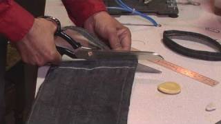 How To Cut Jeans With Drape Scissors [upl. by Manfred]