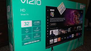 32 Inch Vizio HD Smart TV Unboxing [upl. by Oznofla]