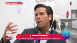 Palazuelos y Gabriel Soto preparan película  Sale el Sol [upl. by Cailean]