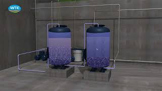 Wastewater treatment plant 3D Walkthrough animation [upl. by Disraeli]