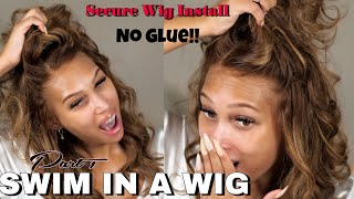 🧵How To SEW Wig on Head Install For SECURE amp WATERPROOF HOLD 😱Swim In Your WIG [upl. by Euqinahs]